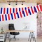 G128 Netherlands Dutch Bunting Banner | Flag 8.2 x 5.5 Inch, Full String 33 Feet | Printed 150D Polyester, Decorations For Bar, School, Festival Events Celebration